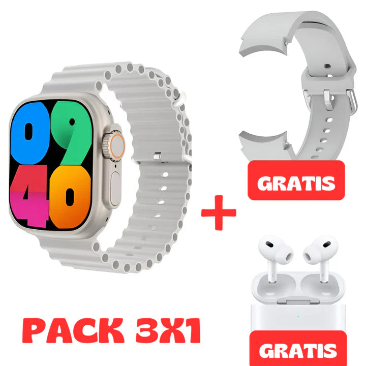 Smartwatch Ultra pro  + Airpods PRO  + 1 correa gratis