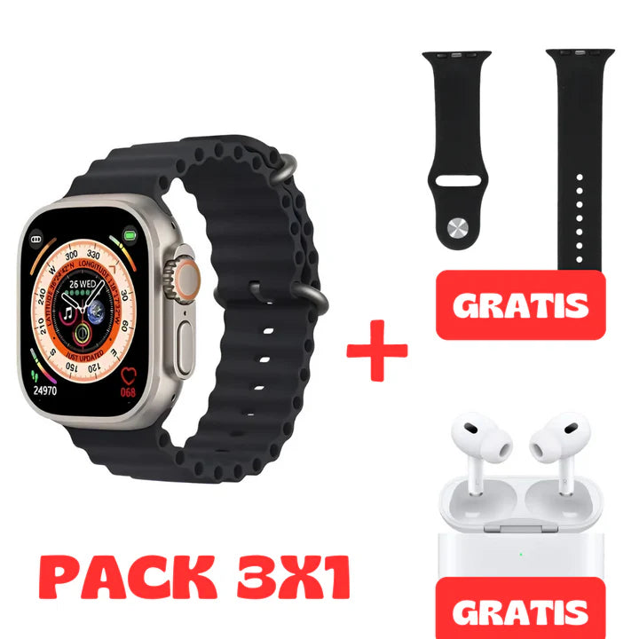 Smartwatch Ultra pro  + Airpods PRO  + 1 correa gratis