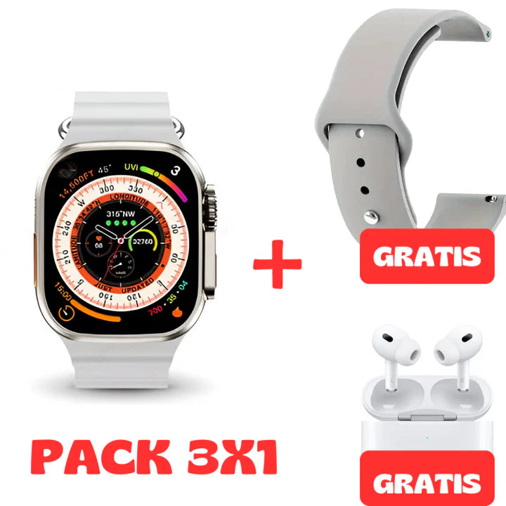 Smartwatch Ultra pro  + Airpods PRO  + 1 correa gratis